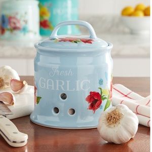 New Pioneer Woman Spring Bouquet Garlic Keeper